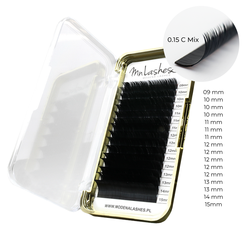 Rzęsy SILK MIX ( C ) - Modena Nails Shop  