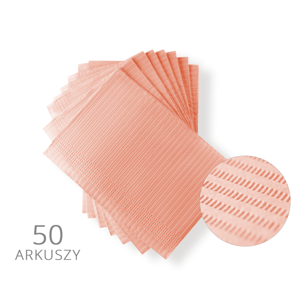 Serwety podfoliowane w arkuszach 50 szt - Modena Nails Shop 