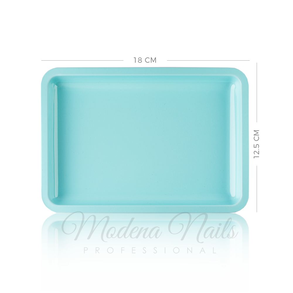 Tacka Na Narzędzia Prostokątna - Blue - Modena Nails Shop 