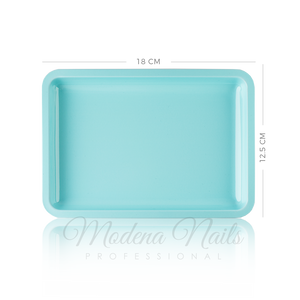 Tacka Na Narzędzia Prostokątna - Blue - Modena Nails Shop 