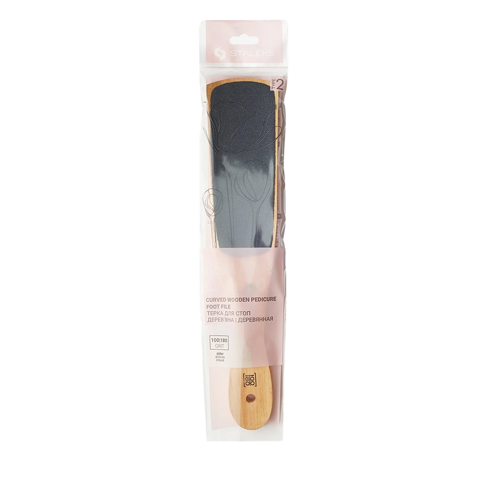 Râpe à pied en bois BEAUTÉ & CARE 10 type 2 - 100/180