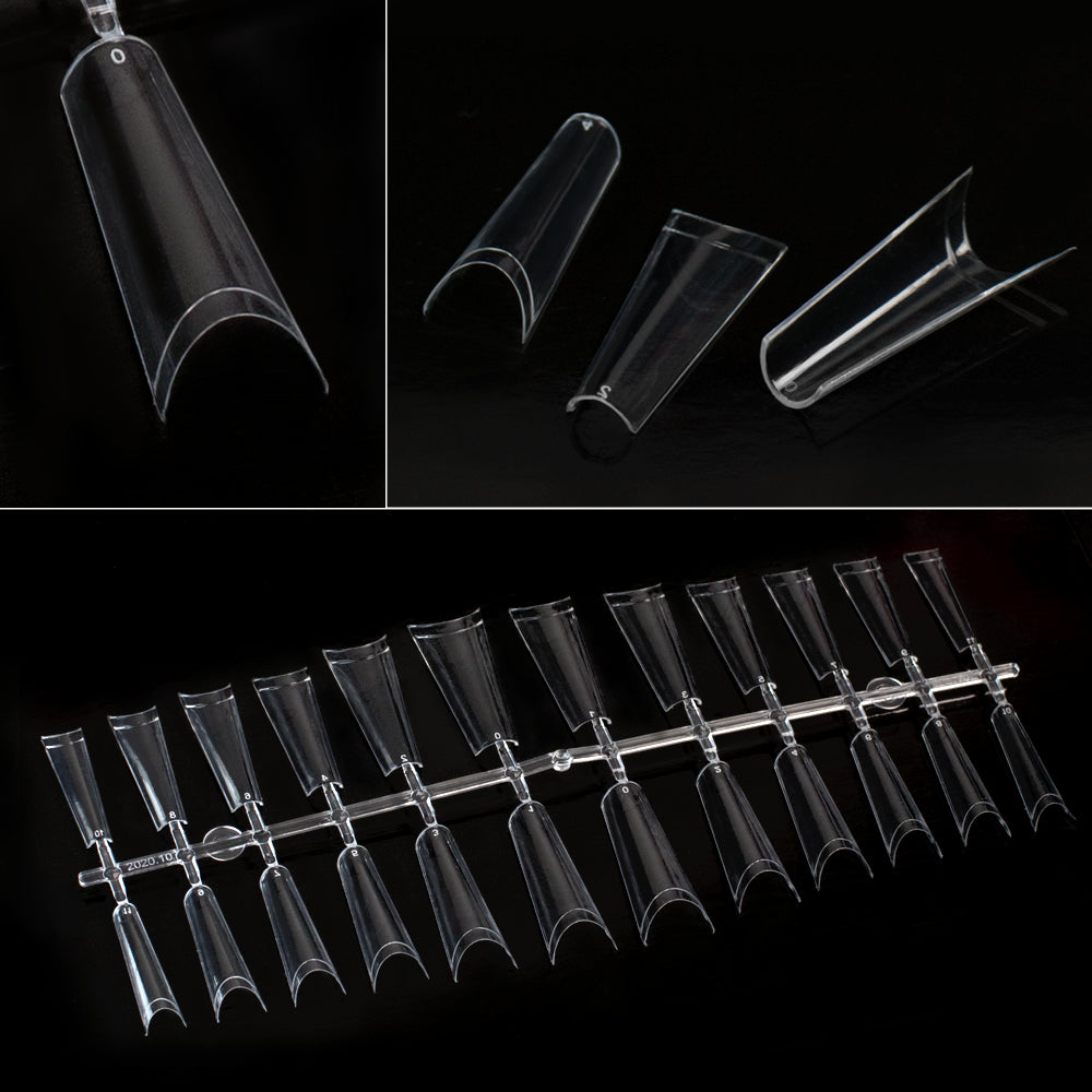 Tipsy ABS Ultra Ballerina CLEAR 240 sztuk - Modena Nails Shop  