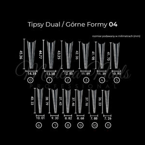 Tipsy Dual / Górne formy 120 szt - 04 - Modena Nails  