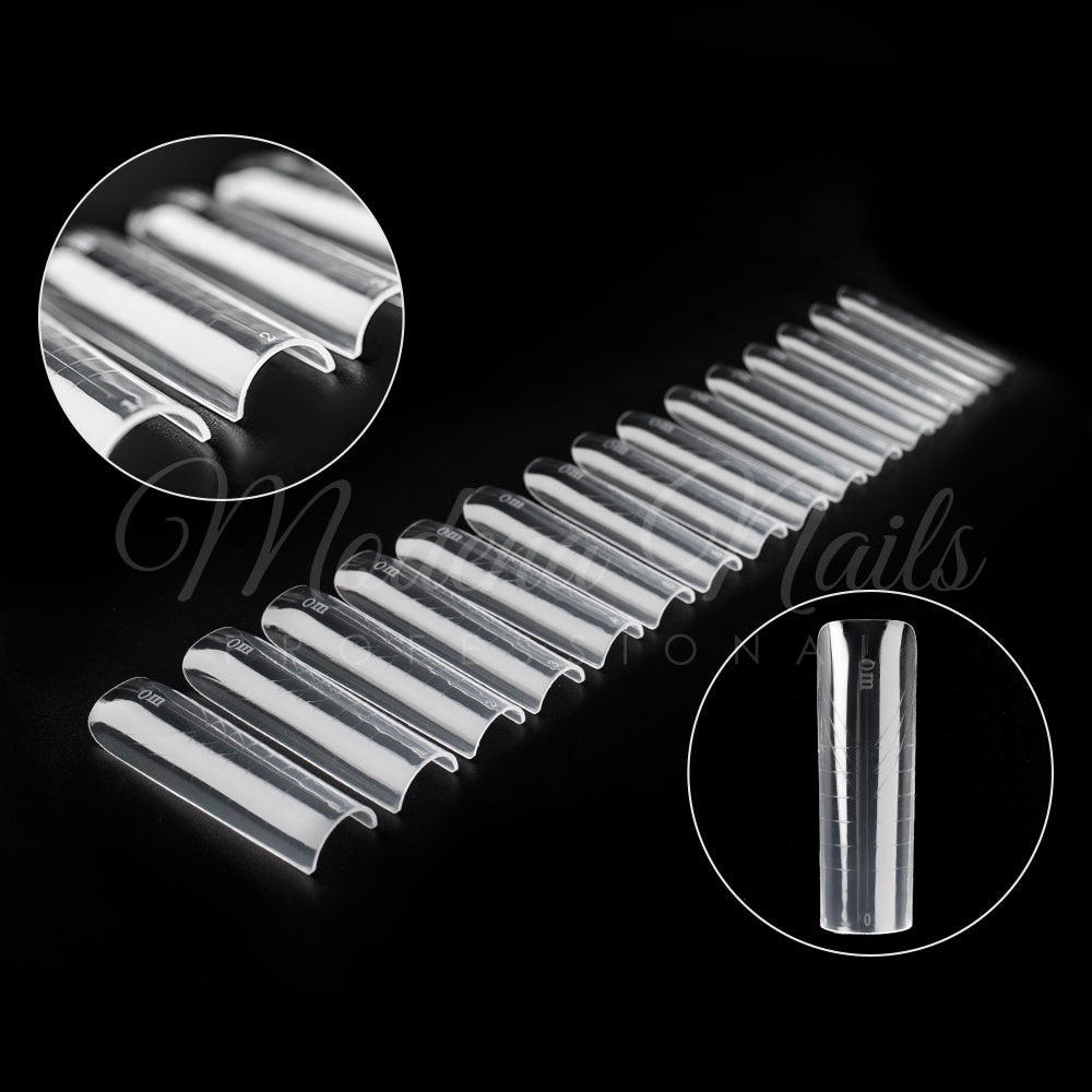 Tipsy Dual / Górne formy FLEX&THIN SQUARE - 150szt - Modena Nails Shop 