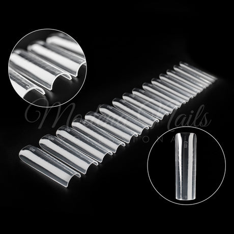 Tipsy Dual / Górne formy FLEX&THIN SQUARE - 150szt - Modena Nails Shop 