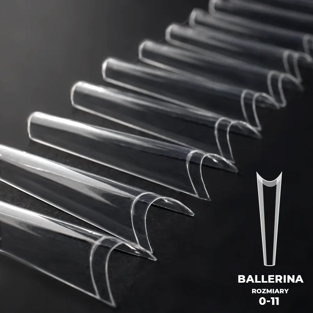 Tipsy Exclusive BALLERINA clear - 504 sztuki - Modena Nails  