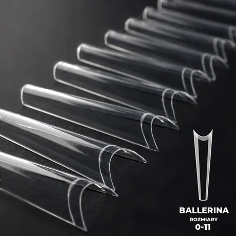 Tipsy Exclusive BALLERINA clear - 504 sztuki - Modena Nails Shop 