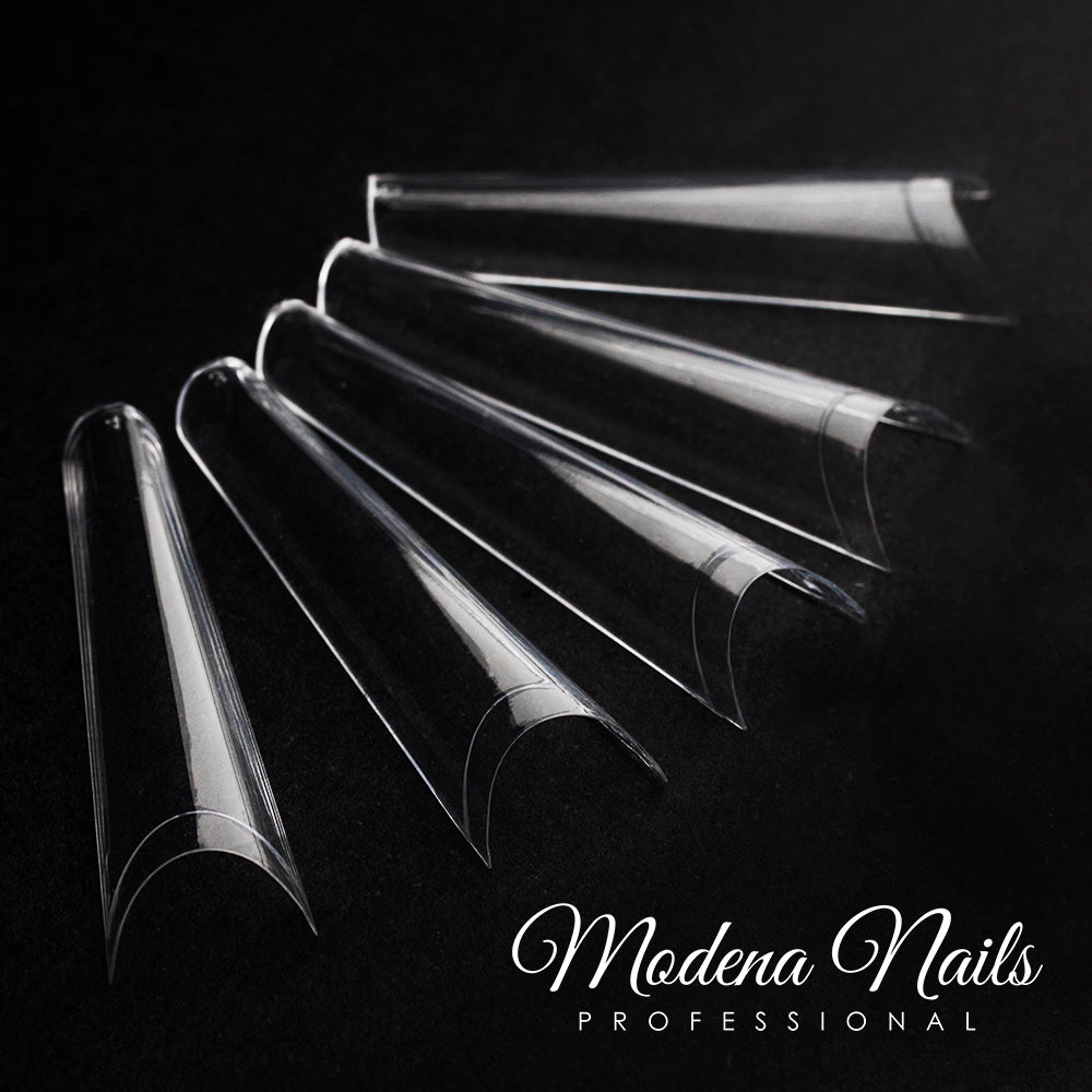 Tipsy Exclusive TUNELOWE clear - 400 sztuk - Modena Nails  