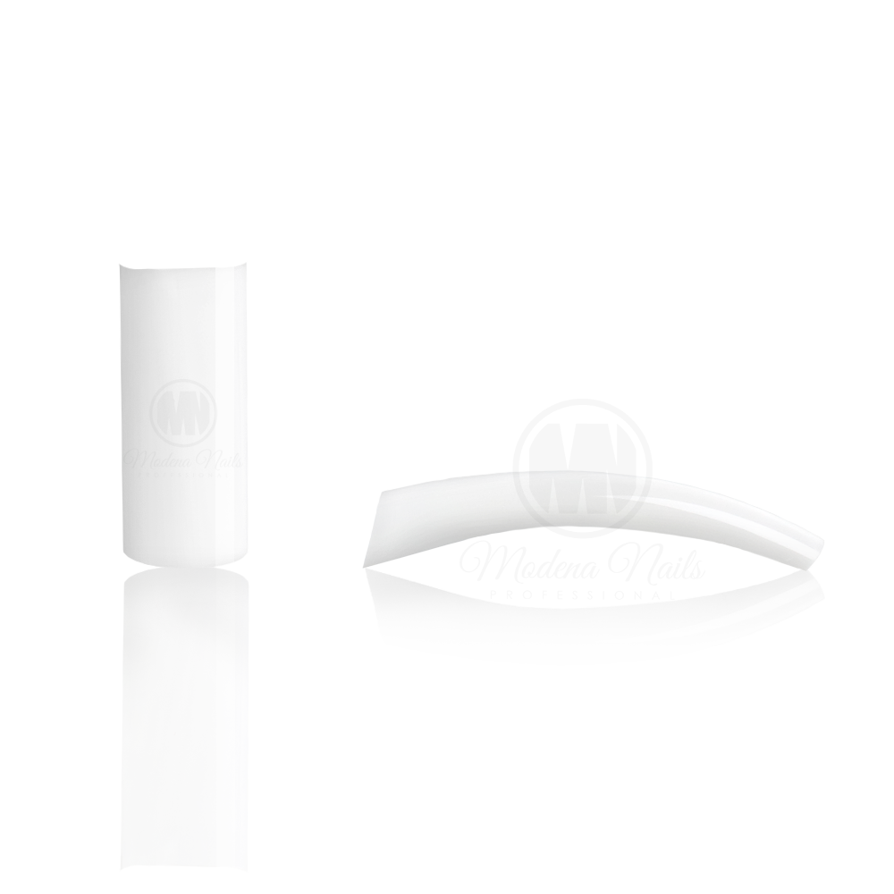 Tipsy French White 500szt w Pudełku Krótka Kieszonka - Modena Nails  