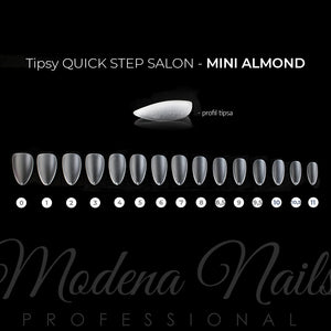 Tipsy Quick Step Salon MINI ALMOND - 450 sztuk - Modena Nails  
