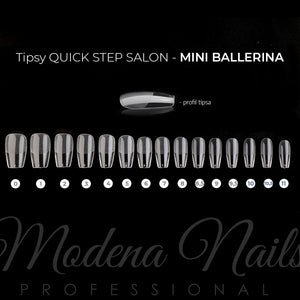Tipsy Quick Step Salon MINI BALLERINA - 450 sztuk - Modena Nails Shop 