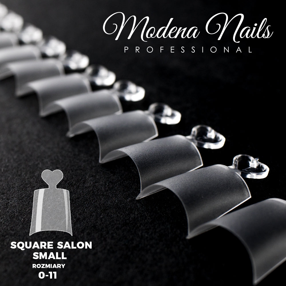 Tipsy Square Salon 450szt - Clear - Small - Modena Nails Shop 