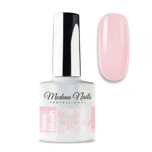 Top Glow Non Wipe  7,3ml - Bare Blush - Modena Nails  