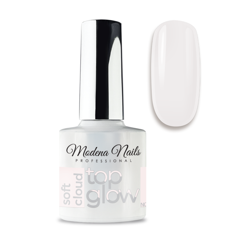 Top Glow Non Wipe  7,3ml - Soft Cloud - Modena Nails Shop 