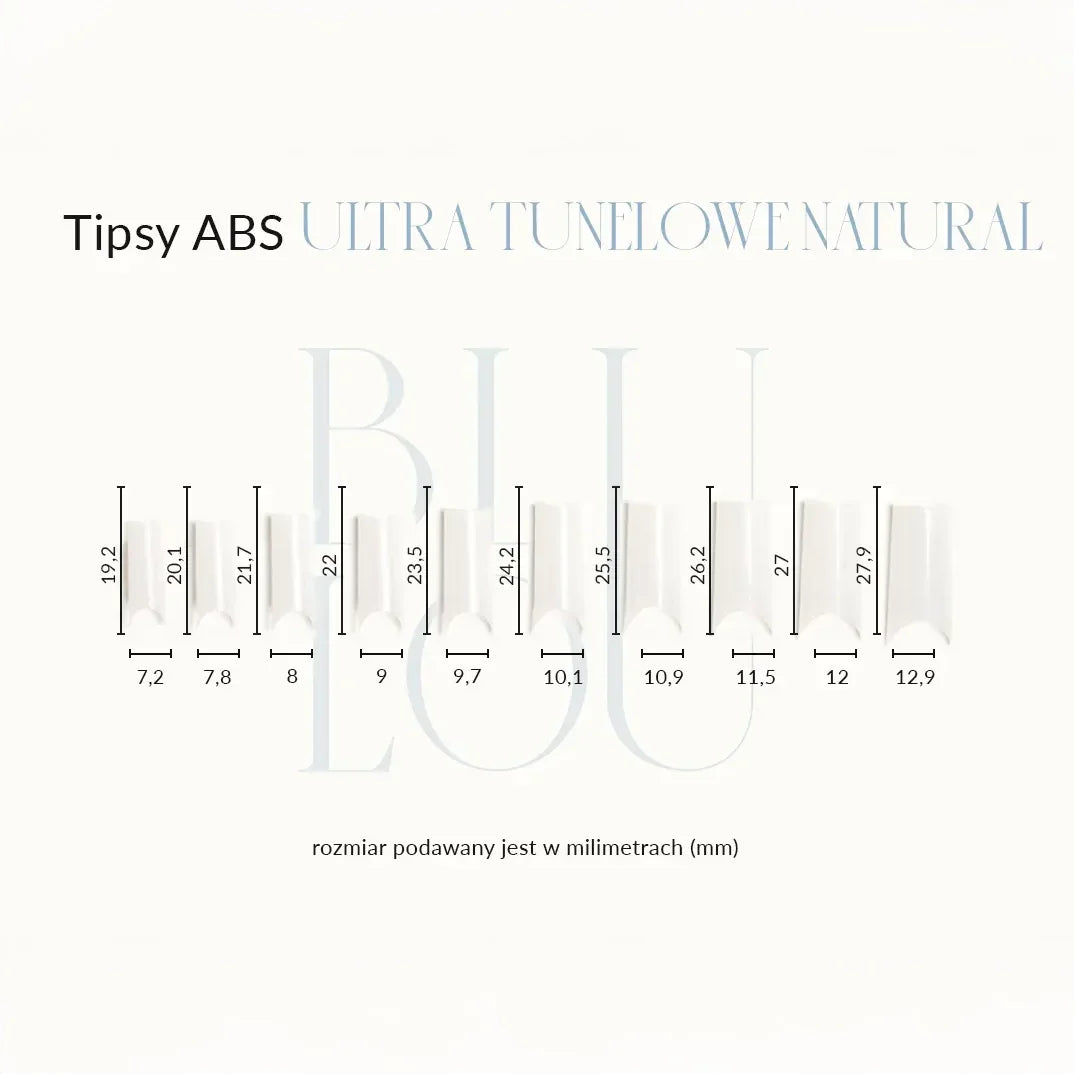 Tipsy ABS Ultra Tunelowe NATURAL 200 sztuk