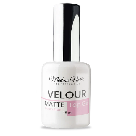 Top matowy Velour matte Top Gel - bez HEMA i TPO