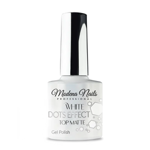 White Dots Effect - Top Matte 7,3ml - Modena Nails  