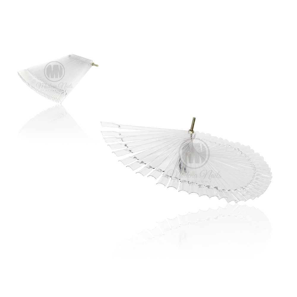 Wzornik, Ekspozytor Wachlarz CLEAR 50 kolorów - Modena Nails  