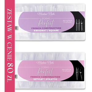 ZESTAW Perfect French Construction Forms - Sztylet + Kwadrat