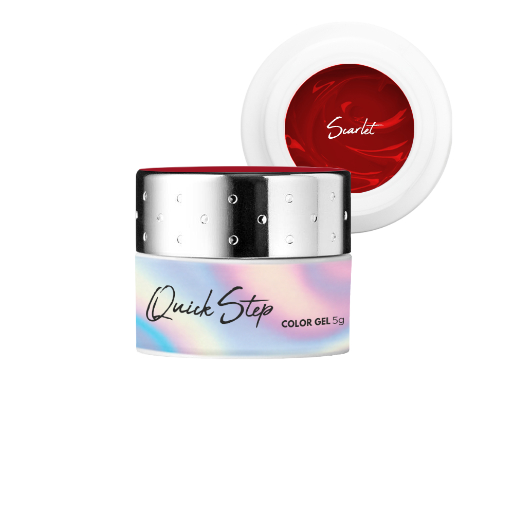Gel UV Quick Step Color 5g - NON. 114 Écarlate