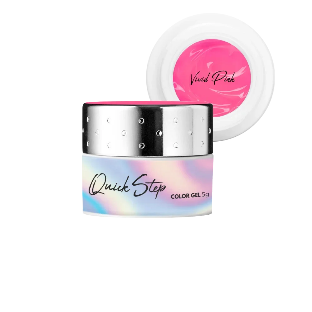 Quick Step Color UV-gel 5g - NR. 117 Levendig roze