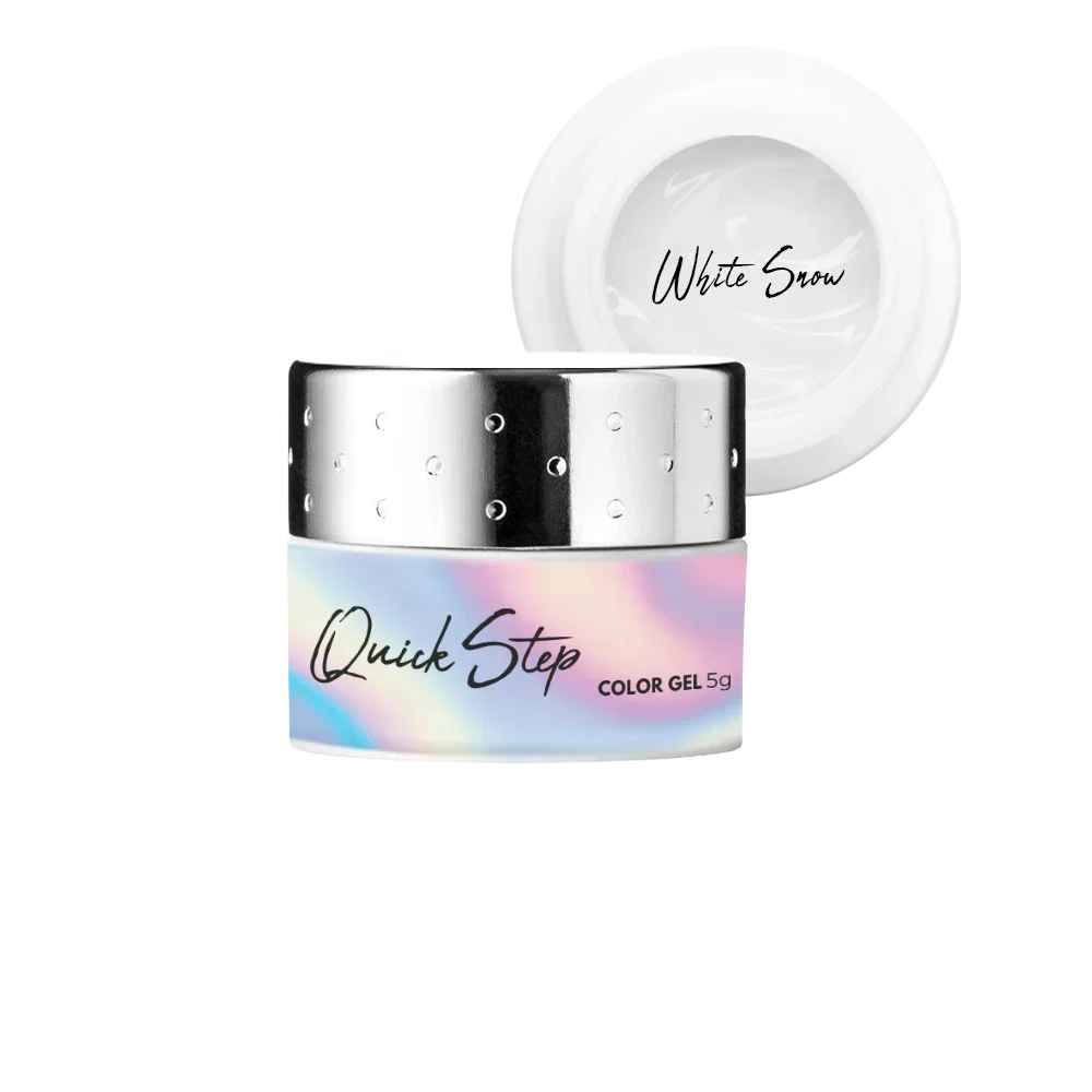 Gel UV Quick Step Color 5g - NON. 14 Neige blanche