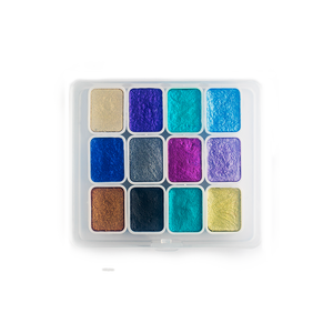 Zestaw Farb Akwarelowych 12 kolorów - Modena Nails Shop 