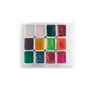 Zestaw Farb Akwarelowych 12 kolorów - Modena Nails Shop 