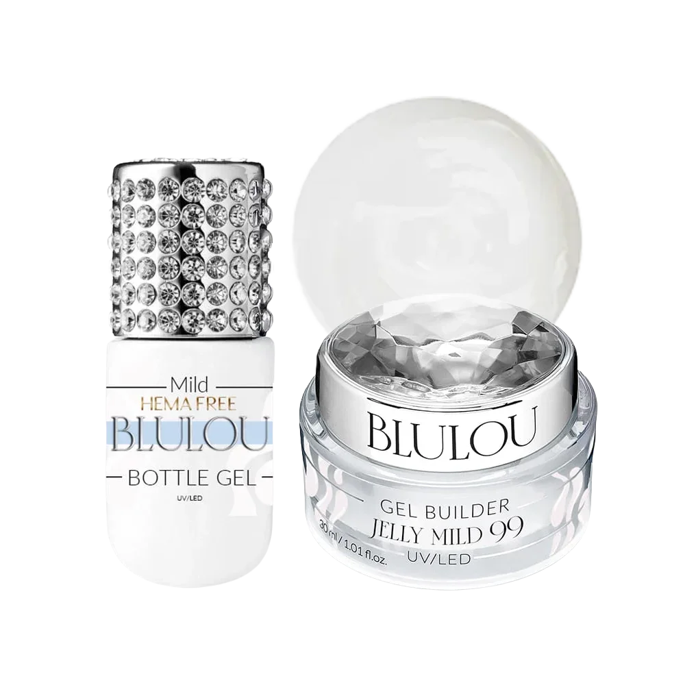 М'ЯКИЙ набір - Gelly Builder Gel 30 мл + пляшка гелю 9 мл – БЕЗ ГЕМИ