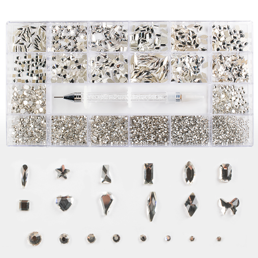 Zestaw cyrkonii  z sondą - Modena Nails  