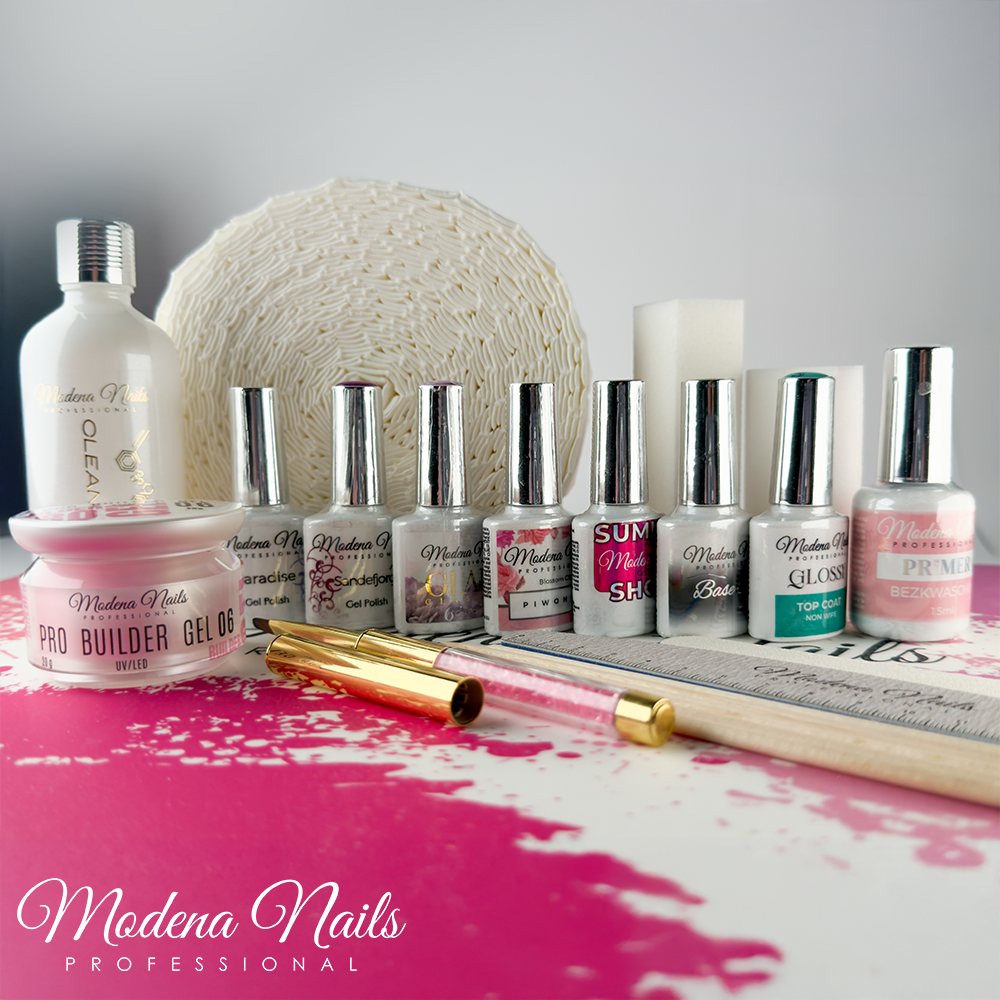 Zestaw startowy do paznokci żelowych - 15% taniej w zestawie