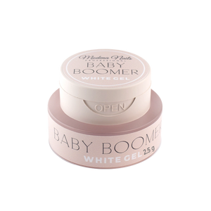 Paint żel do zdobień biały - ombre - Baby Boomer White Gel 2,5g