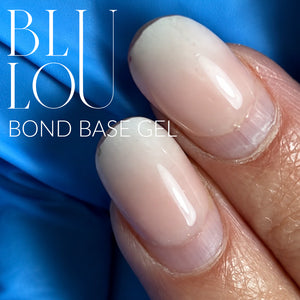 BluLou Bond Base Gel 9ml - wzmacniająca przyczepność żeli, hybryd, akrylo żeli, baz budujących