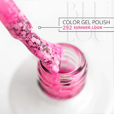 Esmalte de uñas híbrido BluLou 9ml - Summer Look NO: 292