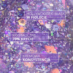 BluLou Esmalte de uñas híbrido Glitter Show de 9 ml - 294