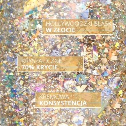 BluLou Esmalte de uñas híbrido Glitter Show de 9 ml - 296