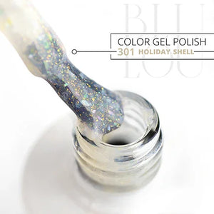 BluLou 9ml Barniz híbrido Holiday Shell - 301