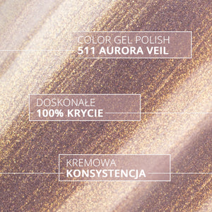 Vernis hybride BluLou 9ml - Aurora Veil 511