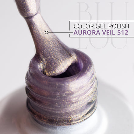 Vernis hybride BluLou 9ml - Aurora Veil 512