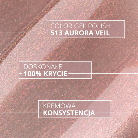 Vernis hybride BluLou 9ml - Aurora Veil 513