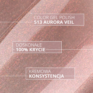 Vernis hybride BluLou 9ml - Aurora Veil 513