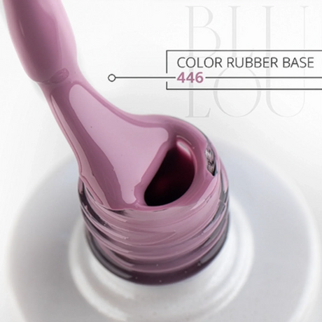 Color Rubber Base 9ml - tonalità viola NO: 446