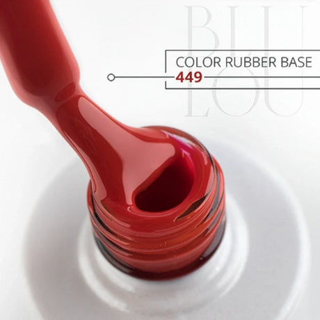 Color Rubber Base 9ml - tonalità rossa NO: 449
