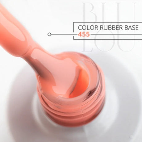 Color Rubber Base 9ml - tonalità arancione NO: 455