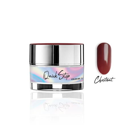 Żel UV Quick Step Color 5g - NR 111 Chestnut - Modena Nails Shop 
