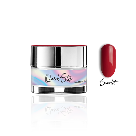 Żel UV Quick Step Color 5g - NR 114 Scarlet - Modena Nails Shop 
