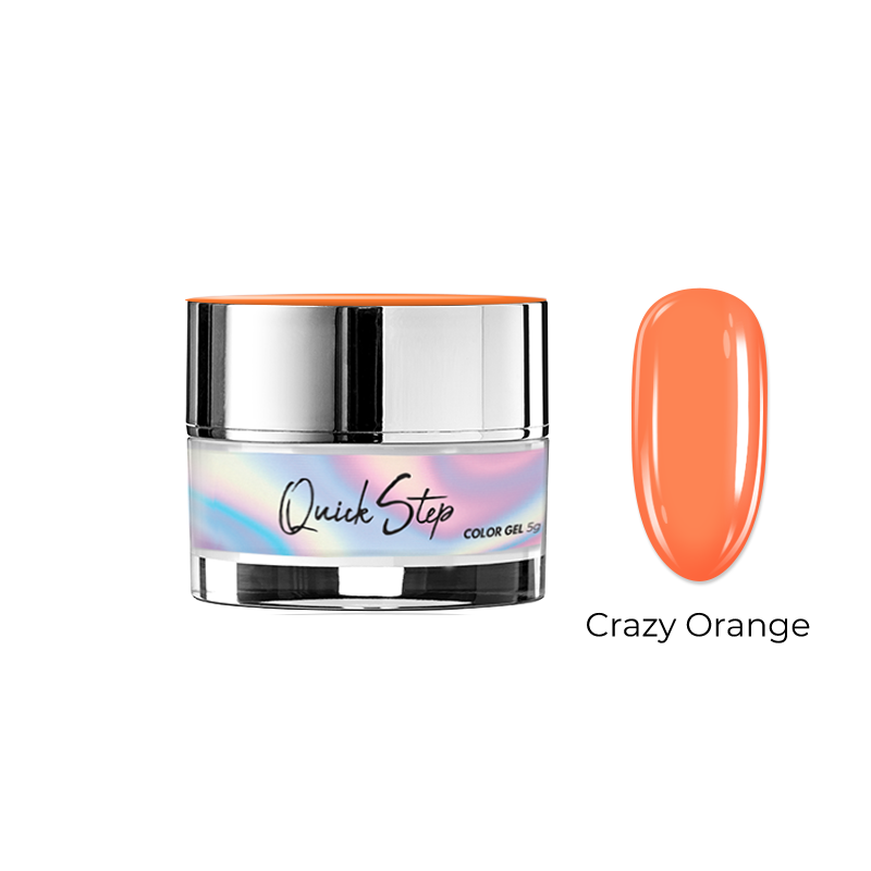 Żel UV Quick Step Color 5g - NR 118 Crazy Orange