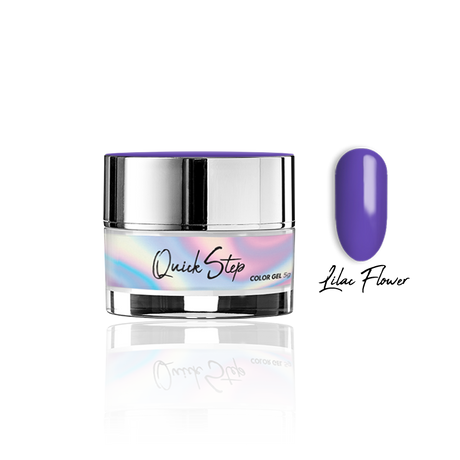 Żel UV Quick Step Color 5g - NR 125 Lilac Flower - Modena Nails Shop 