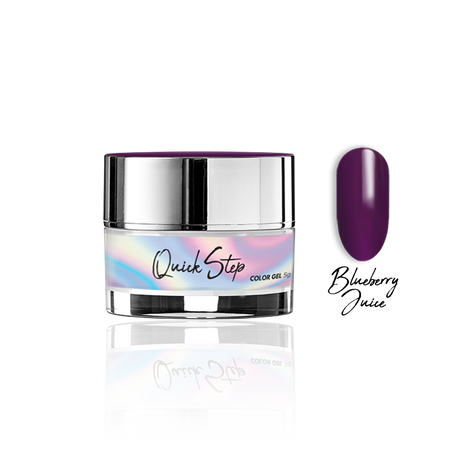 Żel UV Quick Step Color 5g - NR 126 Blueberry Juice - Modena Nails Shop 