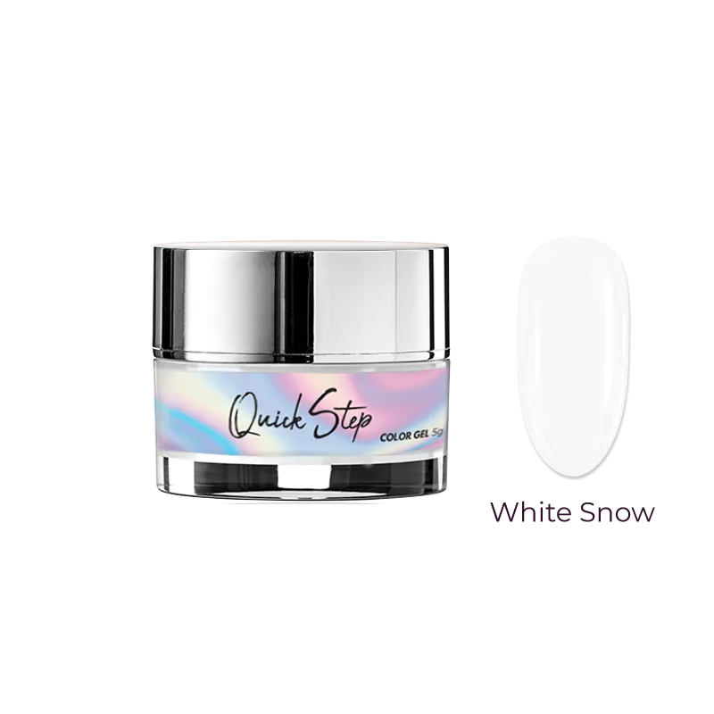 Żel UV Quick Step Color 5g - NR 14 White Snow